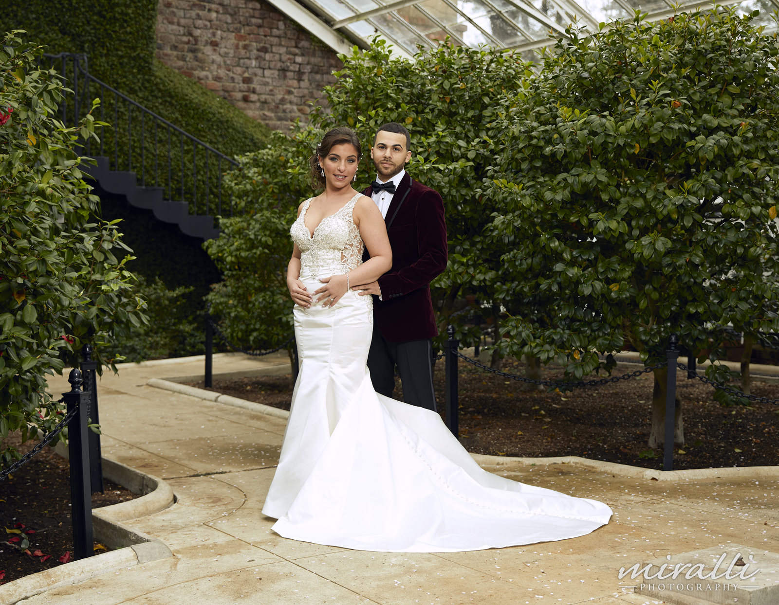 Riviera Waterfront Mansion Wedding Photos by Miralli Photography