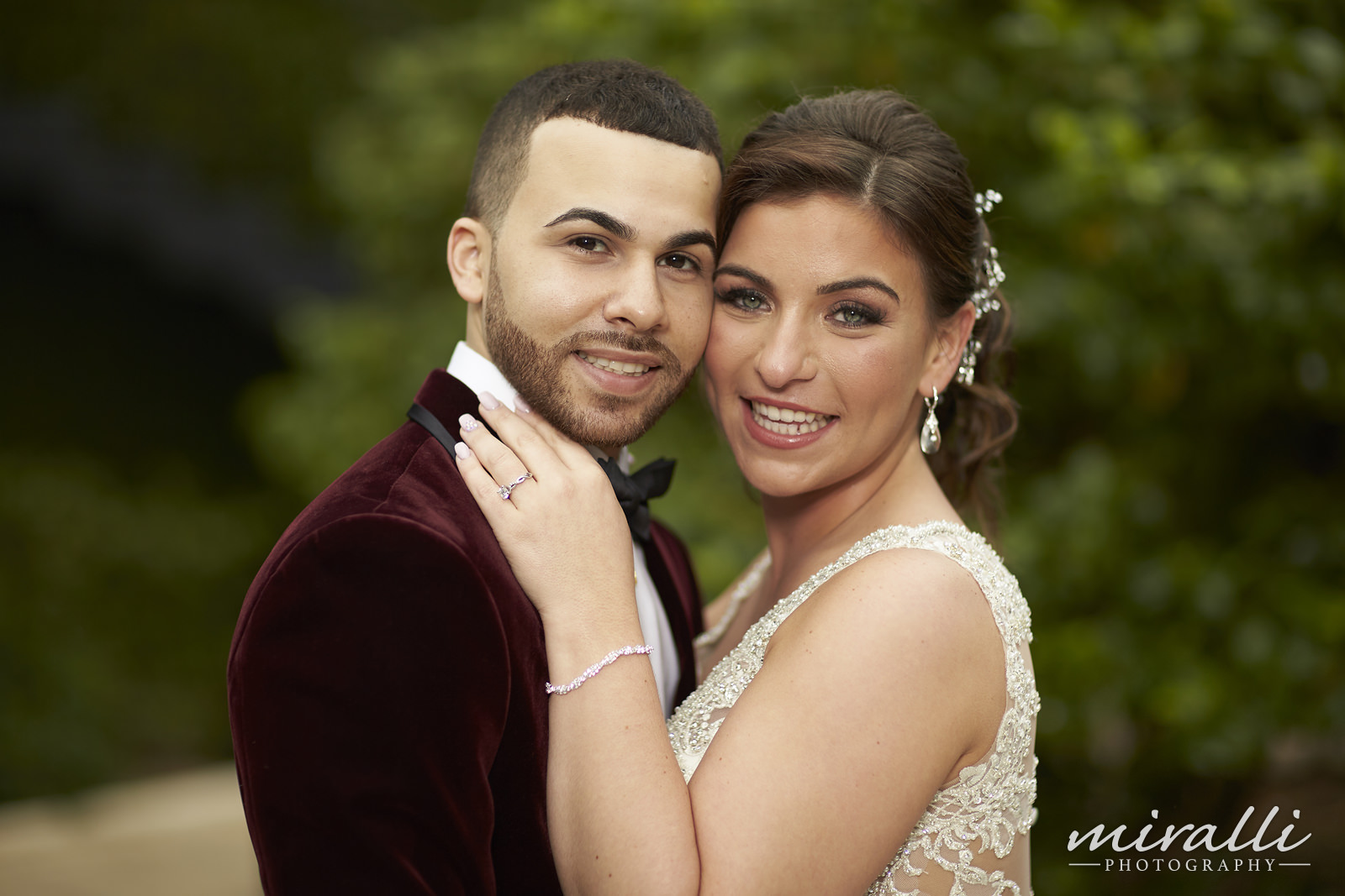 Riviera Waterfront Mansion Wedding Photos by Miralli Photography