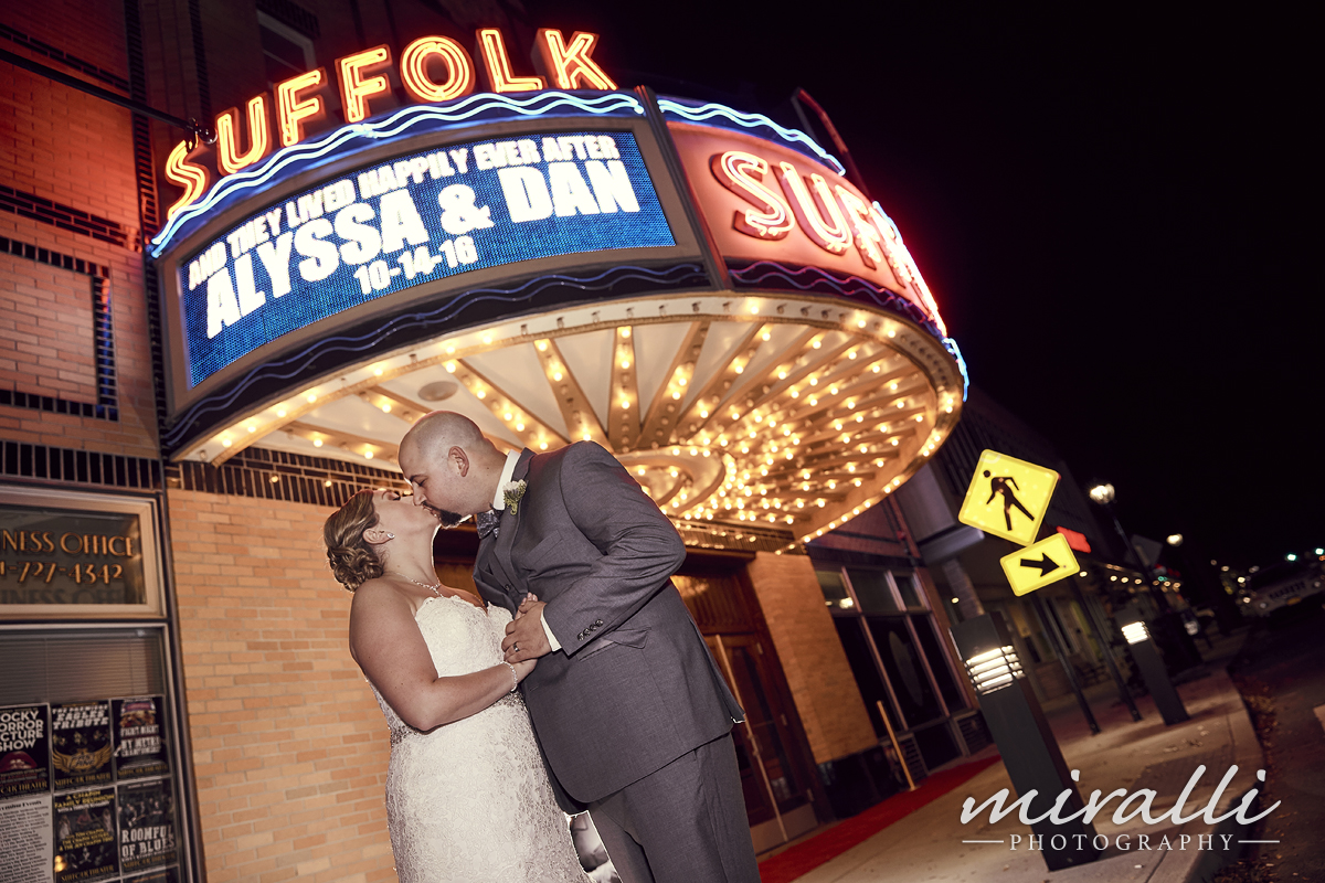 Suffolk Theater Wedding Photos by Miralli Photography