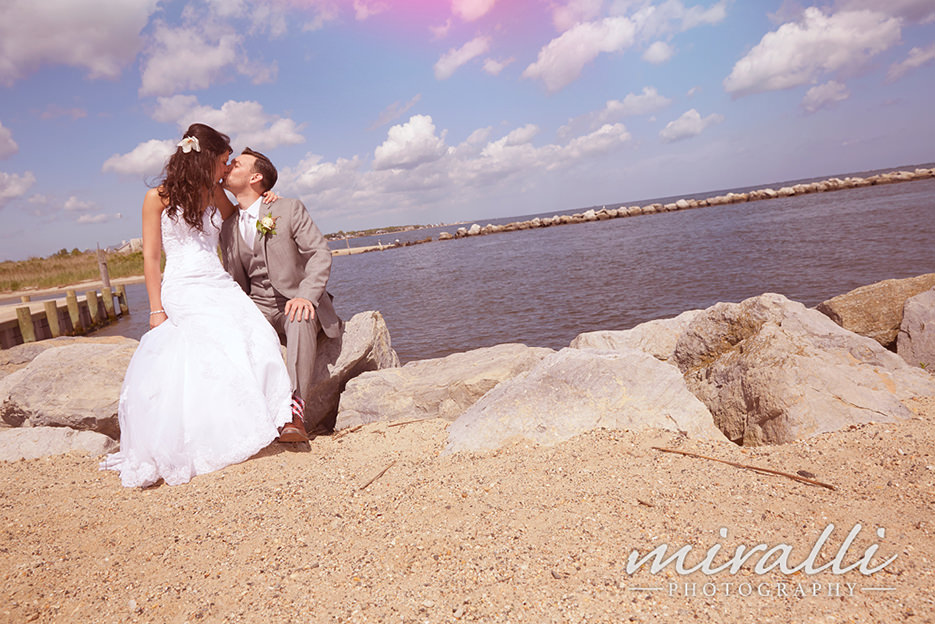 Lands End Sayville Wedding Beach Photos by Miralli Photography